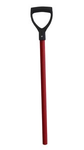 Hartholzstiel 28 mm, rot mit Kunststoffgriff für Art. Nr. 7648 und 7649