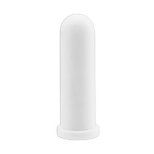 Kälbersauger zyl. 10 cm weiß, Kreuzschlitz