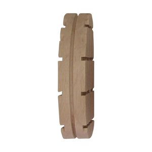 Holzklotz Standard, 3-mm-Rillung