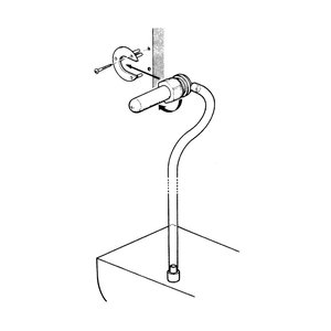 Steigrohr wechselbar inkl. 200 cm Schlauch