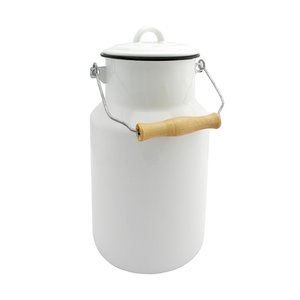 Milchkanne emailliert, 4 Liter